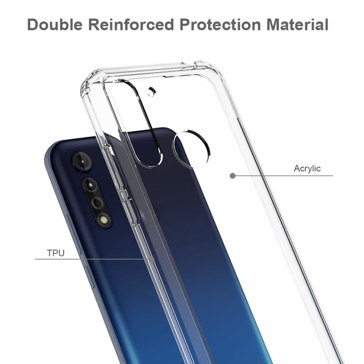 ACRYLIC Zadný kryt pre Motorola Moto G8 Power Lite - čierny