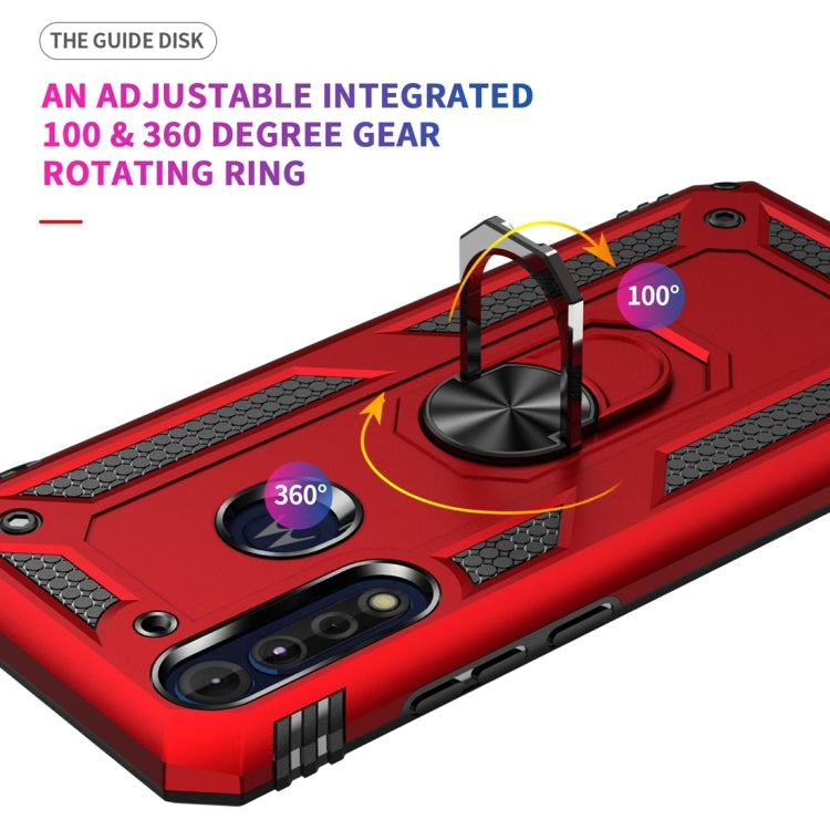 RING ARMOR Tvrdený kryt pre Motorola Moto G8 Power Lite - sivý