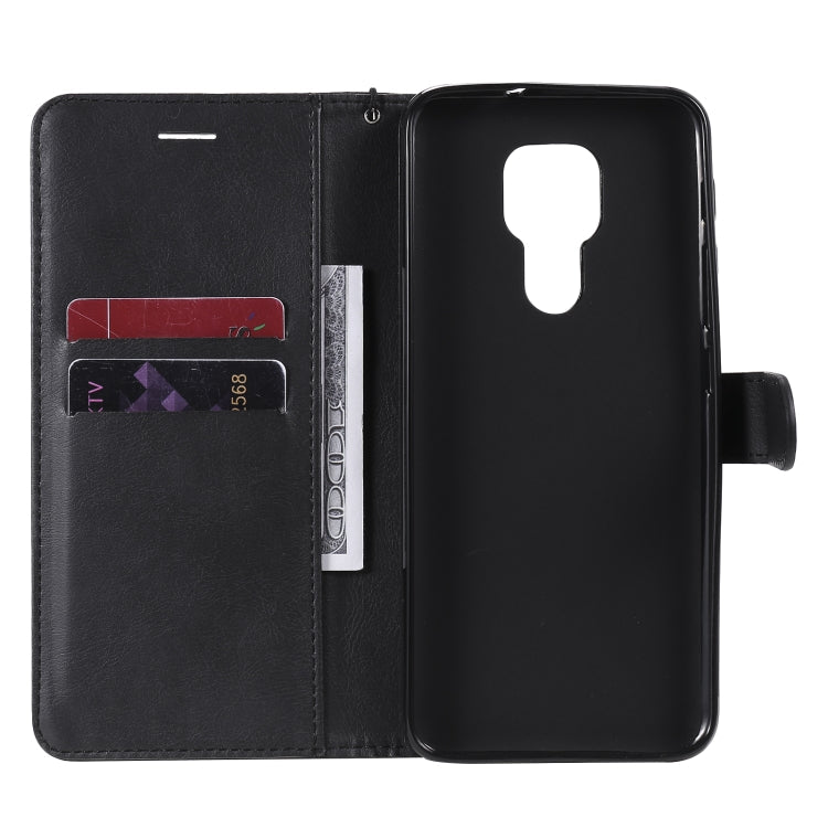 SOLID Knižkové puzdro pre Motorola Moto G9 Play / E7 Plus - čierne