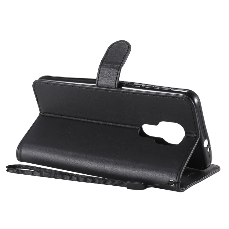 SOLID Knižkové puzdro pre Motorola Moto G9 Play / E7 Plus - čierne