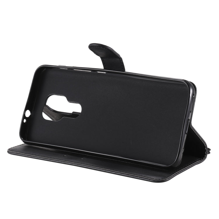 SOLID Knižkové puzdro pre Motorola Moto G9 Play / E7 Plus - čierne
