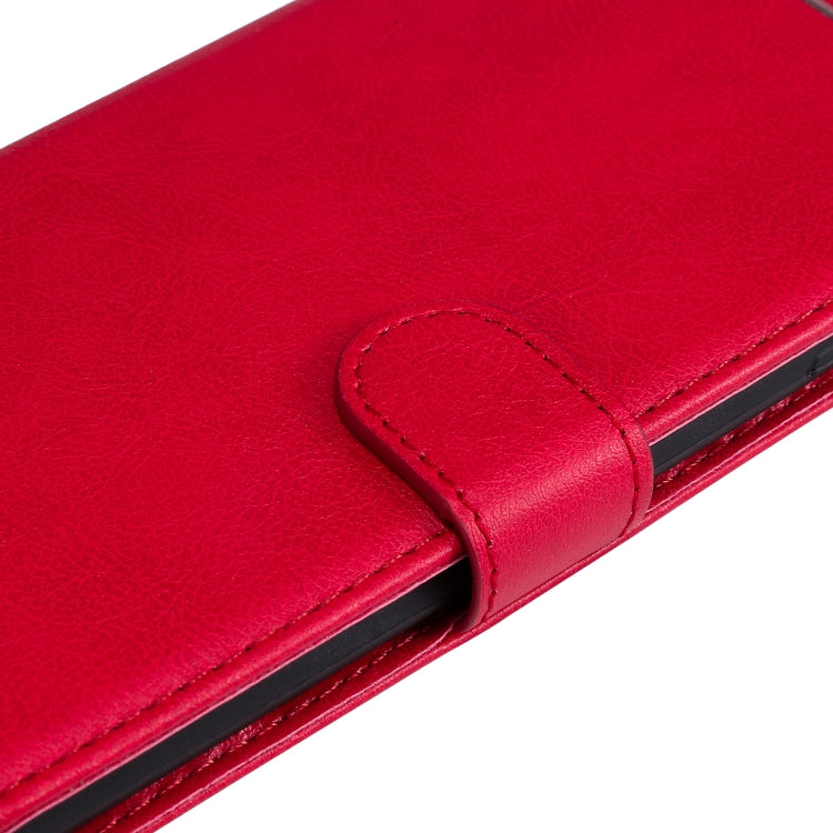 SOLID Knižkové puzdro pre Motorola Moto G9 Play / E7 Plus - červené