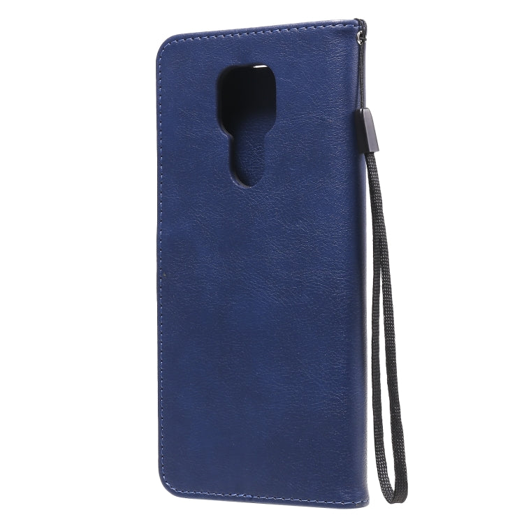 SOLID Knižkové puzdro pre Motorola Moto G9 Play / E7 Plus - modré