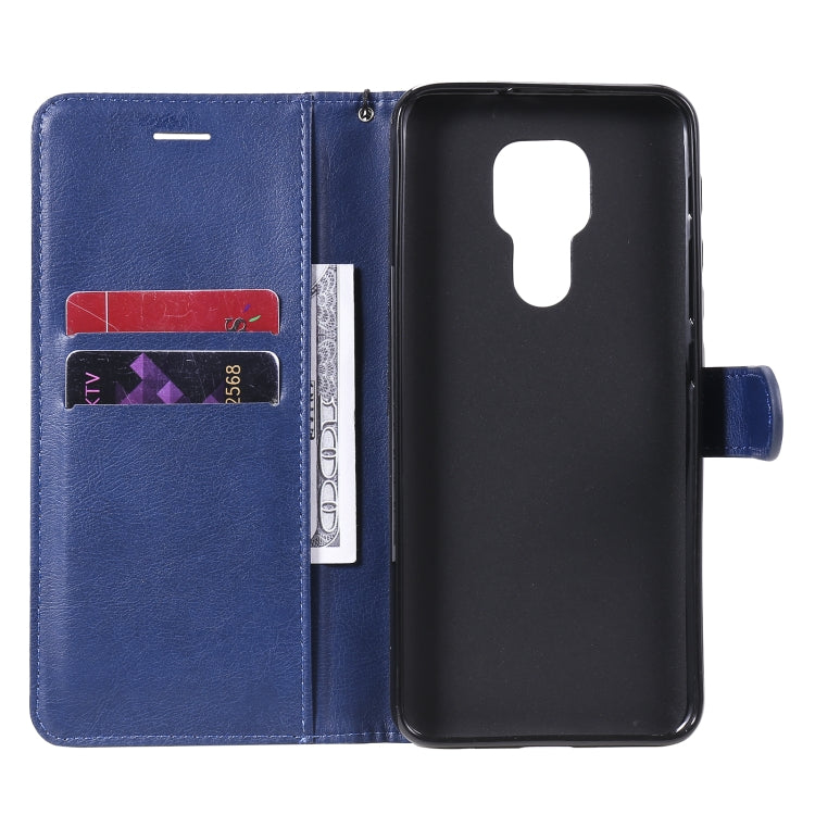 SOLID Knižkové puzdro pre Motorola Moto G9 Play / E7 Plus - modré