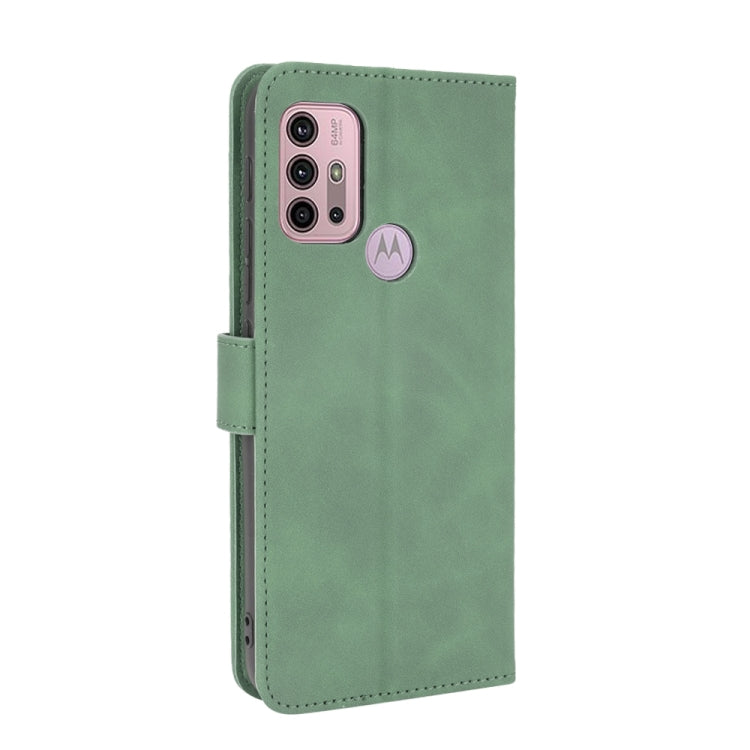SOLID Knižkové puzdro pre Motorola Moto G10 / G20 / G30 - zelené