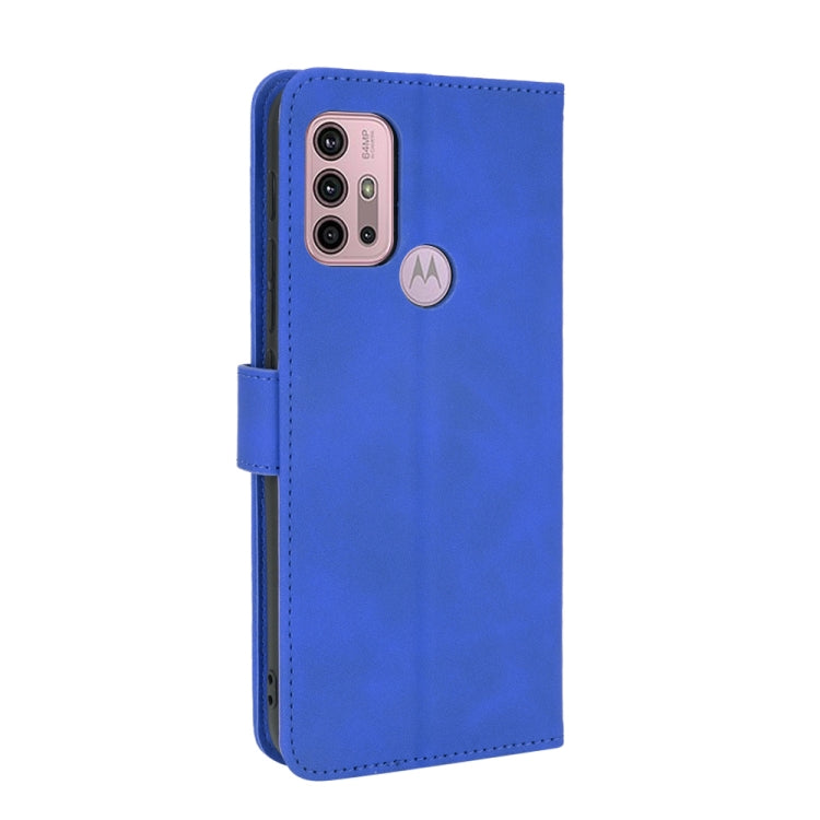 SOLID Knižkové puzdro pre Motorola Moto G10 / G20 / G30 - modré