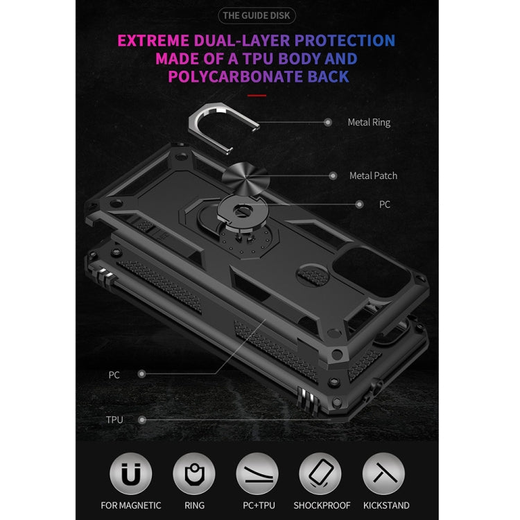 RING ARMOR Tvrdený kryt pre Motorola Moto G10 / G20 / G30 - čierny