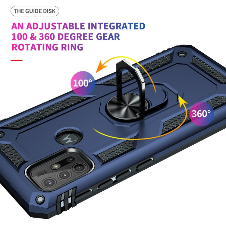 RING ARMOR Tvrdený kryt pre Motorola Moto G10 / G20 / G30 - modrý