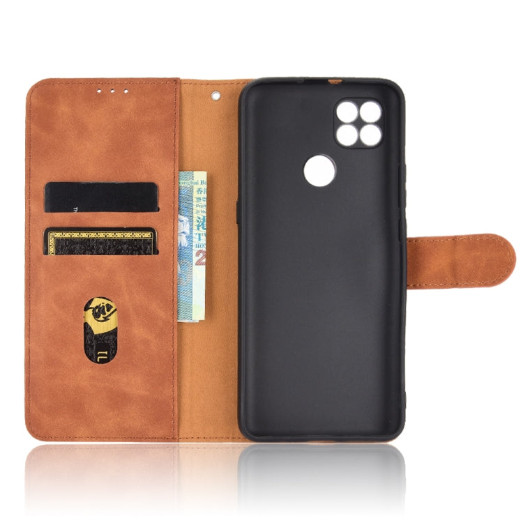 SOLID Knižkové puzdro pre Motorola Moto G9 Power - hnedé