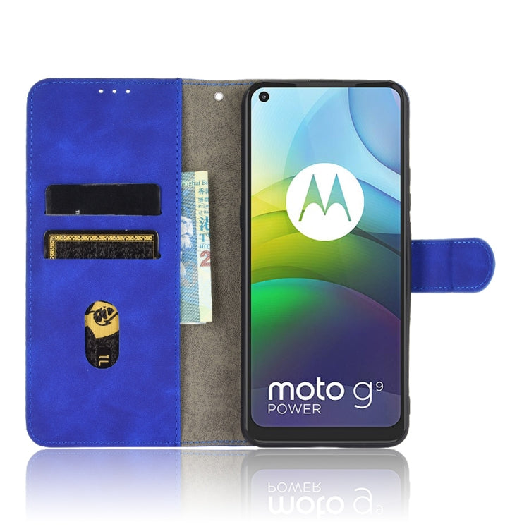 SOLID Knižkové puzdro pre Motorola Moto G9 Power - modré