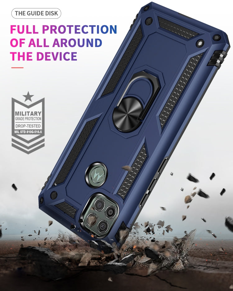 RING ARMOR Tvrdený kryt pre Motorola Moto G9 Power - modrý