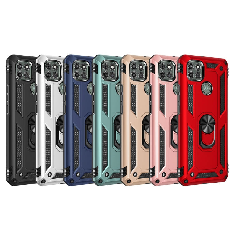 RING ARMOR Tvrdený kryt pre Motorola Moto G9 Power - modrý