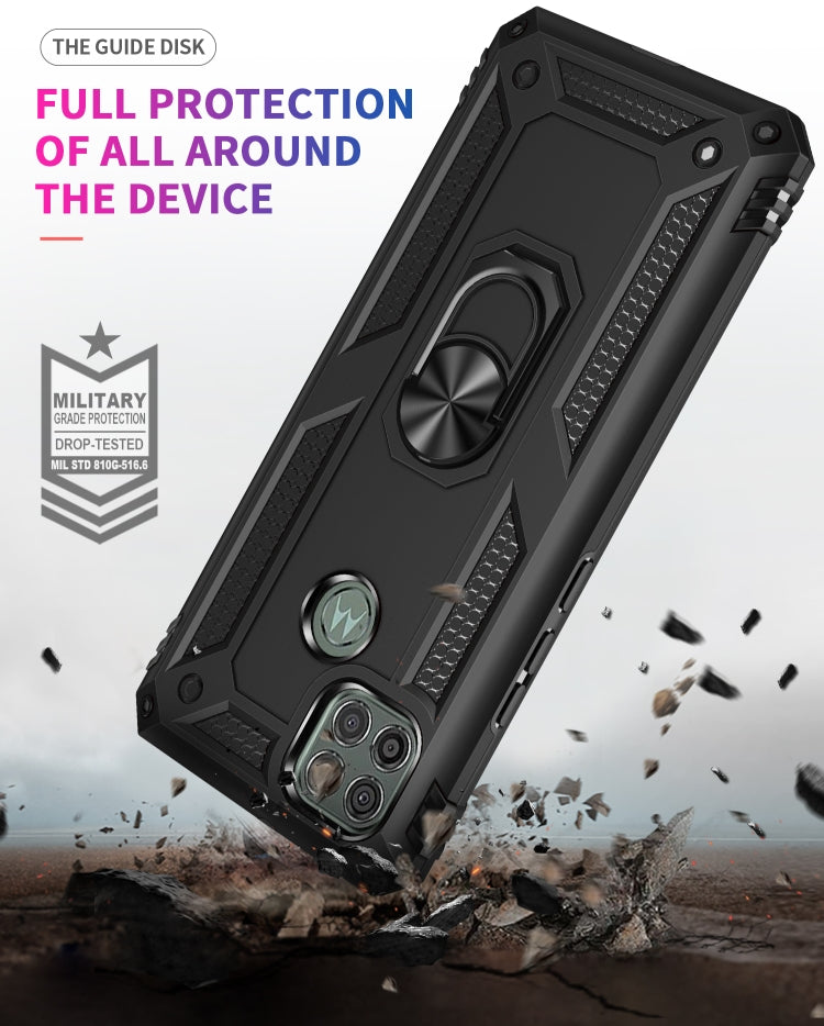 RING ARMOR Tvrdený kryt pre Motorola Moto G9 Power - čierny