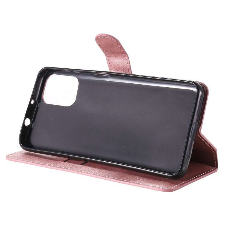 CALF Knižkové puzdro pre Motorola Moto G9 Plus - ružové