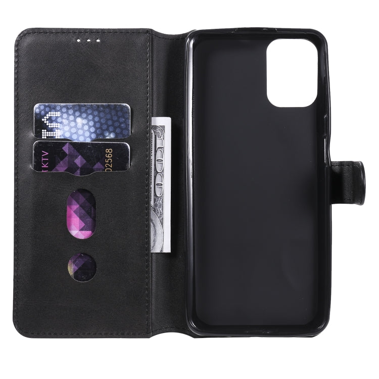 CALF Knižkové puzdro pre Motorola Moto G9 Plus - čierne