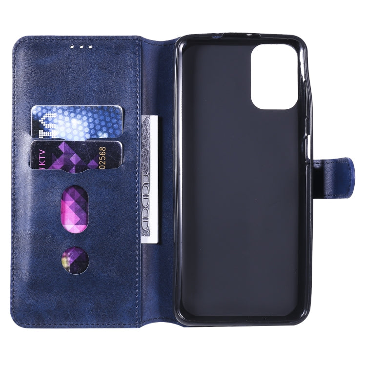 CALF Knižkové puzdro pre Motorola Moto G9 Plus - modré