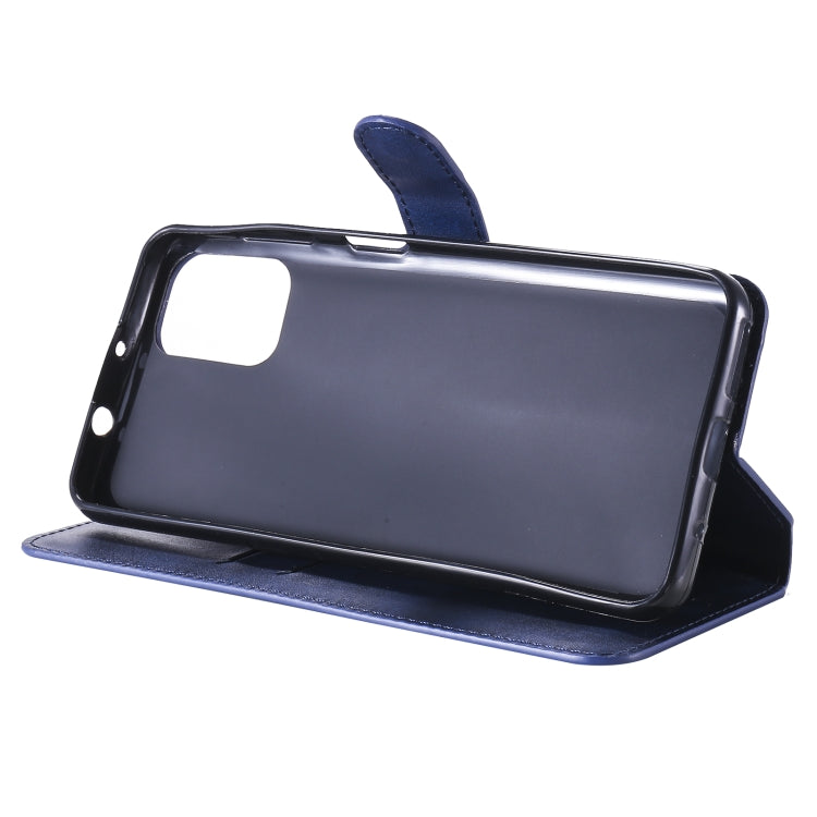 CALF Knižkové puzdro pre Motorola Moto G9 Plus - modré