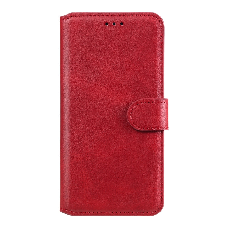CALF Knižkové puzdro pre Motorola Moto G9 Plus - červené