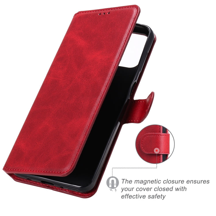 CALF Knižkové puzdro pre Motorola Moto G9 Plus - červené