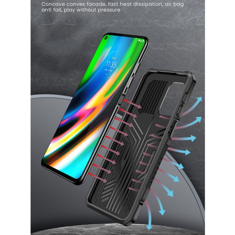 HOLDER ARMOR Tvrdený kryt pre Motorola Moto G9 Plus - červený