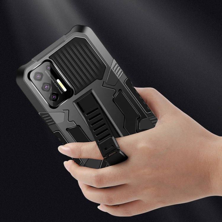 HOLDER ARMOR Tvrdený kryt pre Motorola Moto G9 Plus - modrý