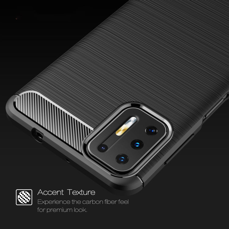 CARBON Zadný obal pre Motorola Moto G9 Plus - modrý