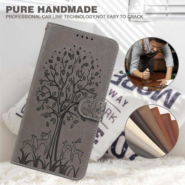 TREE Knižkové puzdro pre Motorola Moto G60 - sivé