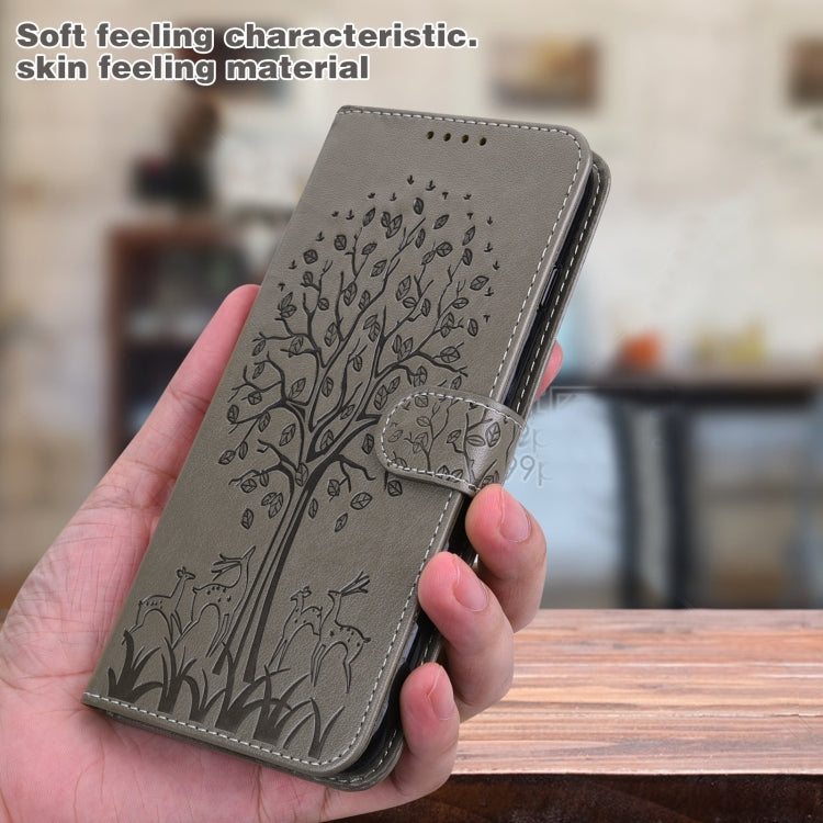 TREE Knižkové puzdro pre Motorola Moto G60 - sivé