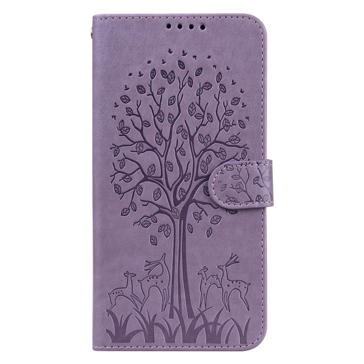 TREE Knižkové puzdro pre Motorola Moto G60 - fialové