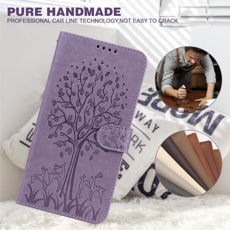 TREE Knižkové puzdro pre Motorola Moto G60 - fialové