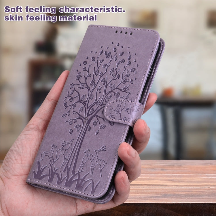 TREE Knižkové puzdro pre Motorola Moto G60 - fialové