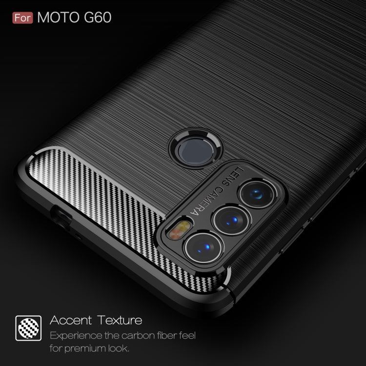 CARBON Zadný obal pre Motorola Moto G60 - čierny