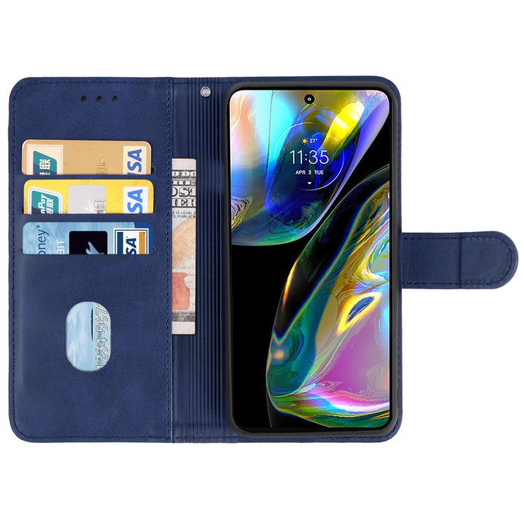 SOLID Knižkové puzdro pre Motorola Moto G52 / G82 5G - modré