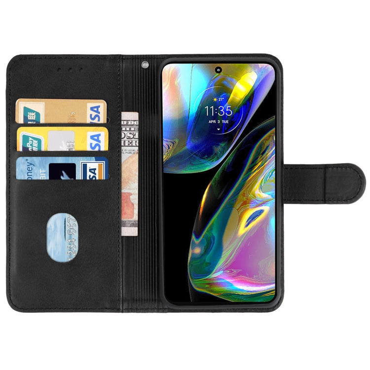 SOLID Knižkové puzdro pre Motorola Moto G52 / G82 5G - čierne