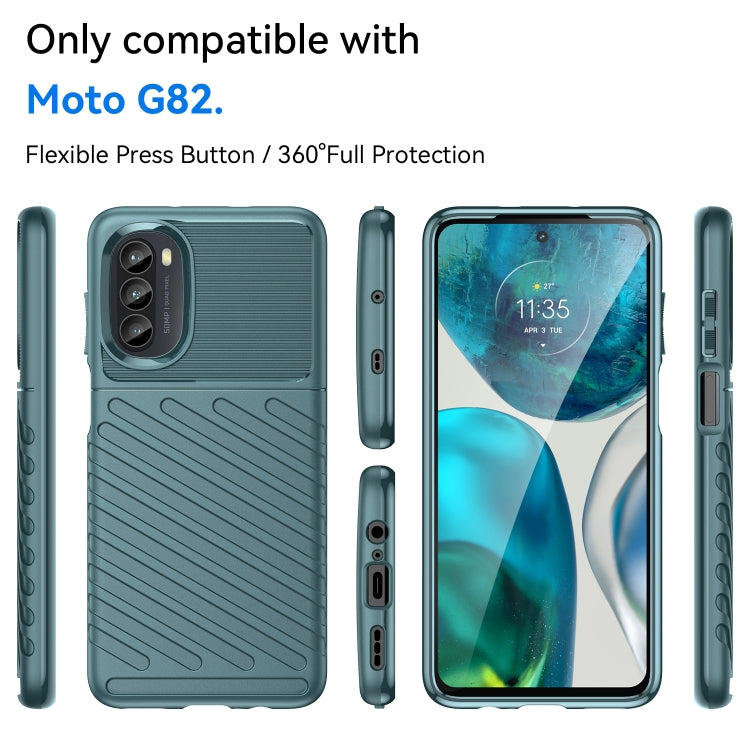 THUNDER Ochranný kryt pre Motorola Moto G52 / G82 5G - zelený