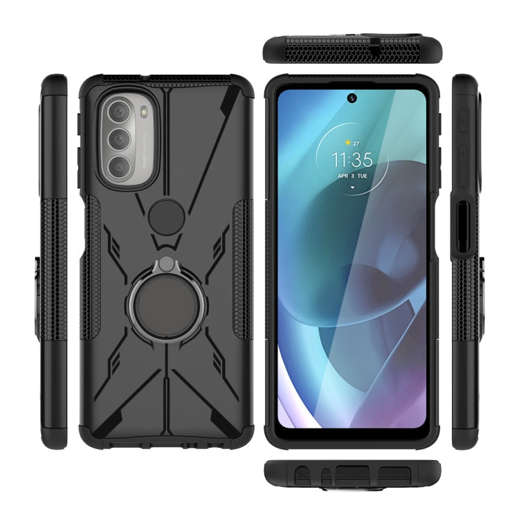 HOLDER ARMOR Tvrdený kryt pre Motorola Moto G51 5G - čierny