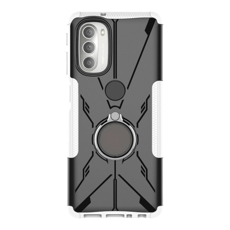 HOLDER ARMOR Tvrdený kryt pre Motorola Moto G51 5G - čierno biely