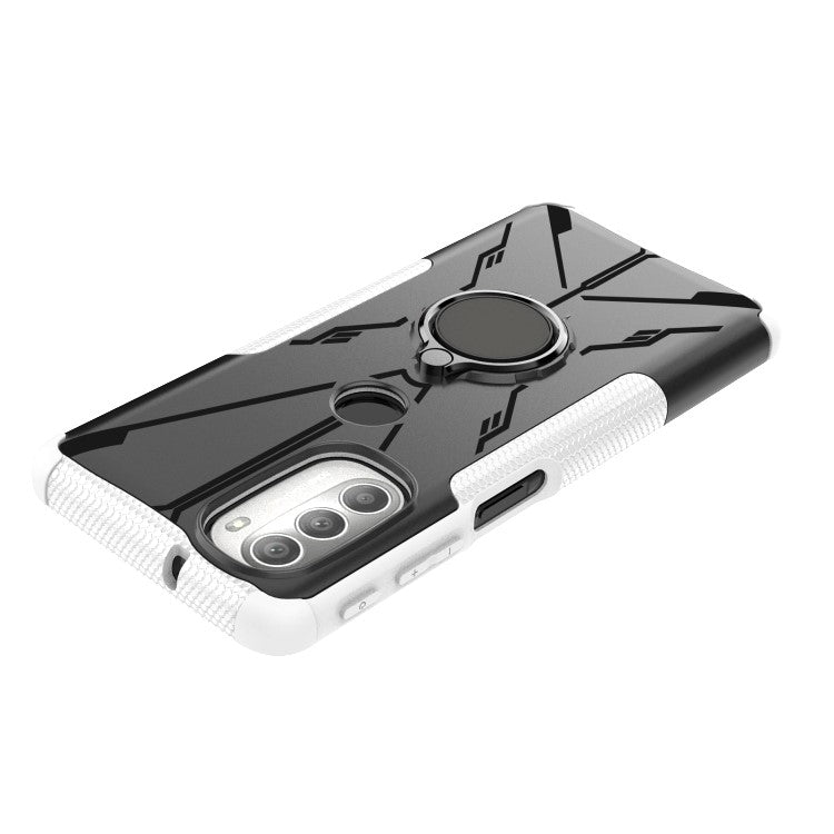 HOLDER ARMOR Tvrdený kryt pre Motorola Moto G51 5G - čierno biely
