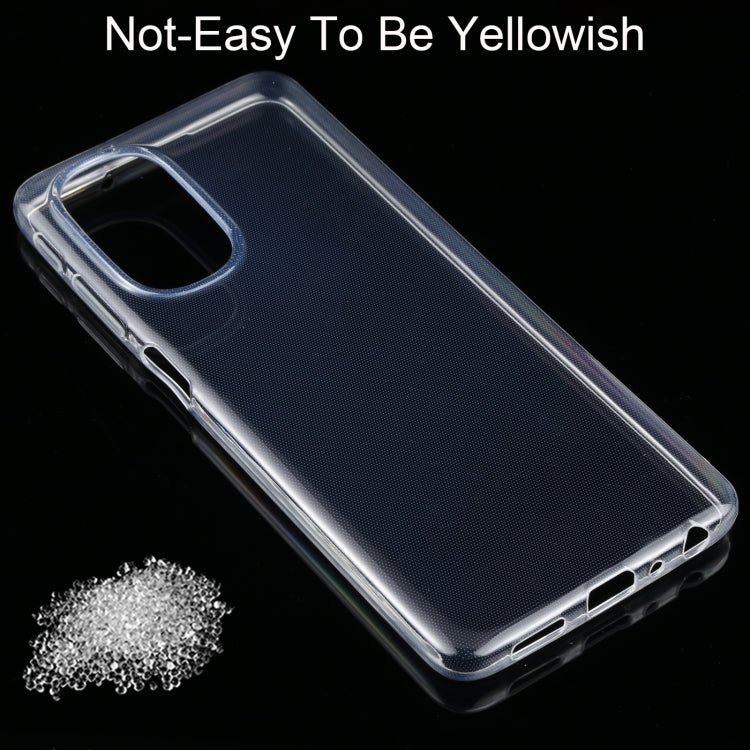 TRANSPARENTNÝ Silikónový obal pre Motorola Moto G51 5G - priesvitný