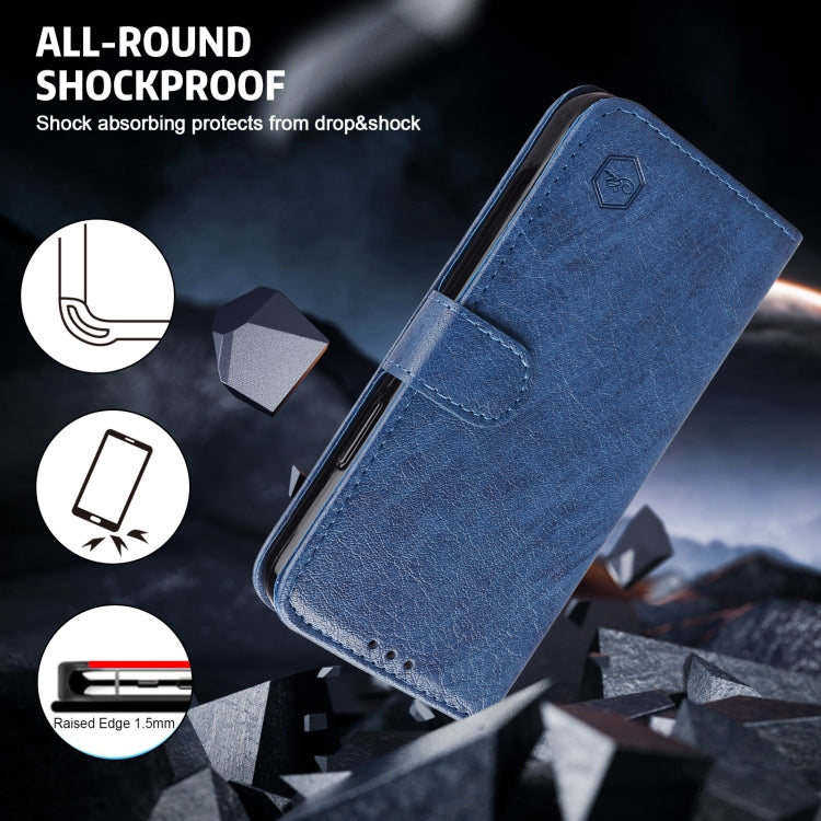 SOLID Knižkové puzdro pre Motorola Moto G32 - modré