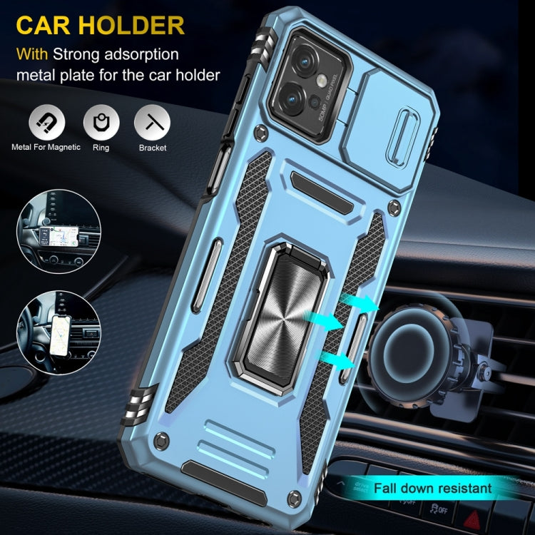 HOLDER ARMOR Tvrdený kryt pre Motorola Moto G32 - svetlo modrý