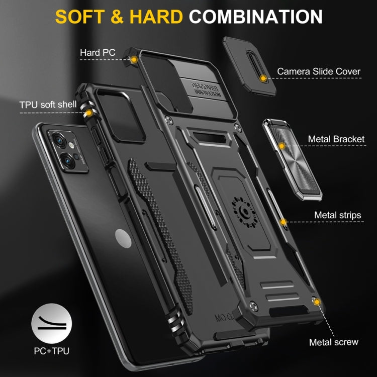 HOLDER ARMOR Tvrdený kryt pre Motorola Moto G32 - čierny