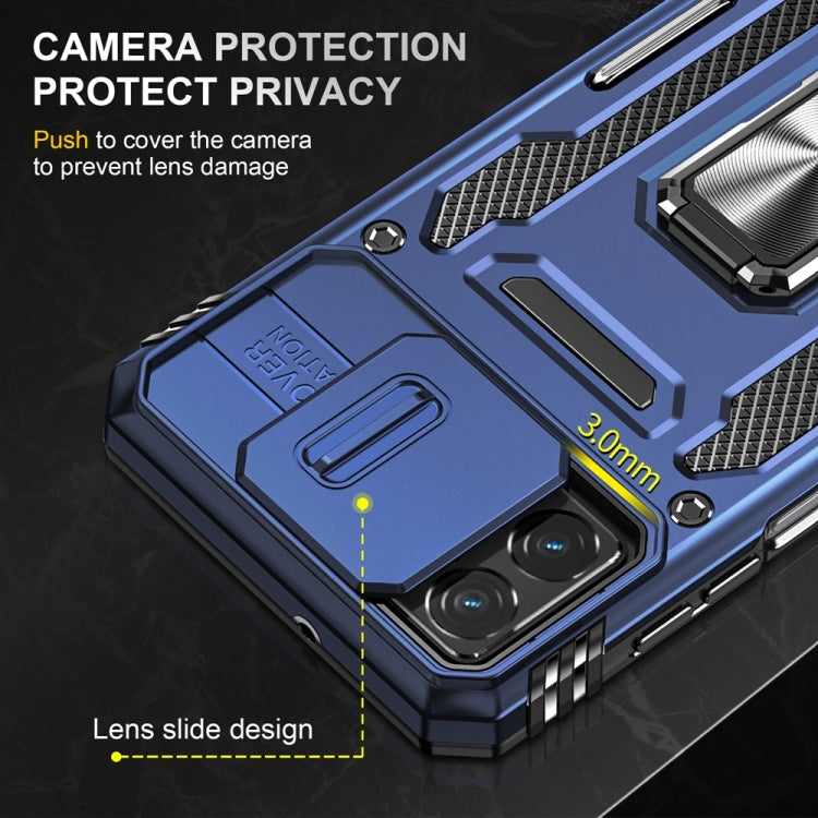 HOLDER ARMOR Tvrdený kryt pre Motorola Moto G32 - tmavo modrý