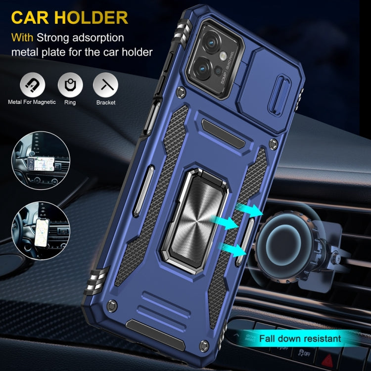 HOLDER ARMOR Tvrdený kryt pre Motorola Moto G32 - tmavo modrý