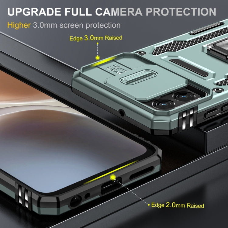 HOLDER ARMOR Tvrdený kryt pre Motorola Moto G32 - zelený