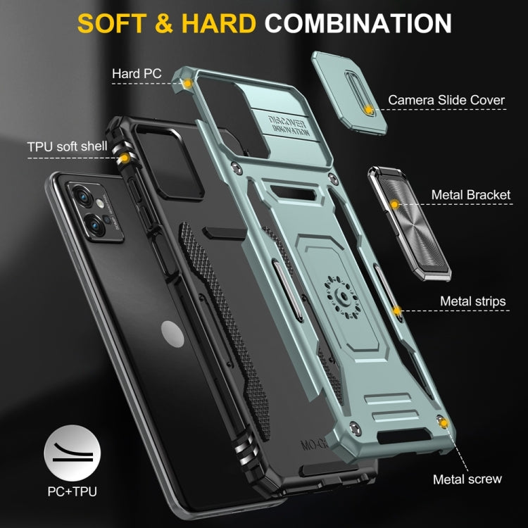 HOLDER ARMOR Tvrdený kryt pre Motorola Moto G32 - zelený