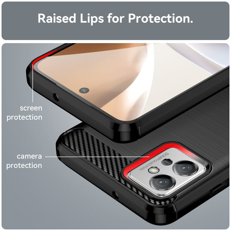 CARBON Zadný obal pre Motorola Moto G32 - čierny