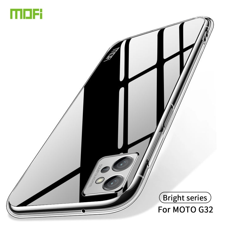 TRANSPARENTNÝ Silikónový obal pre Motorola Moto G32 - priesvitný