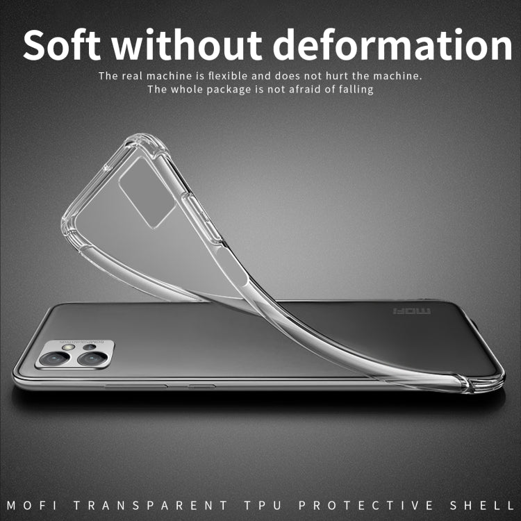 TRANSPARENTNÝ Silikónový obal pre Motorola Moto G32 - priesvitný