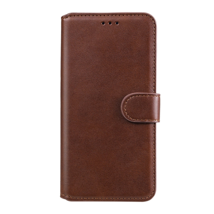 CALF Knižkové puzdro pre Motorola Moto G22 - tmavo hnedé